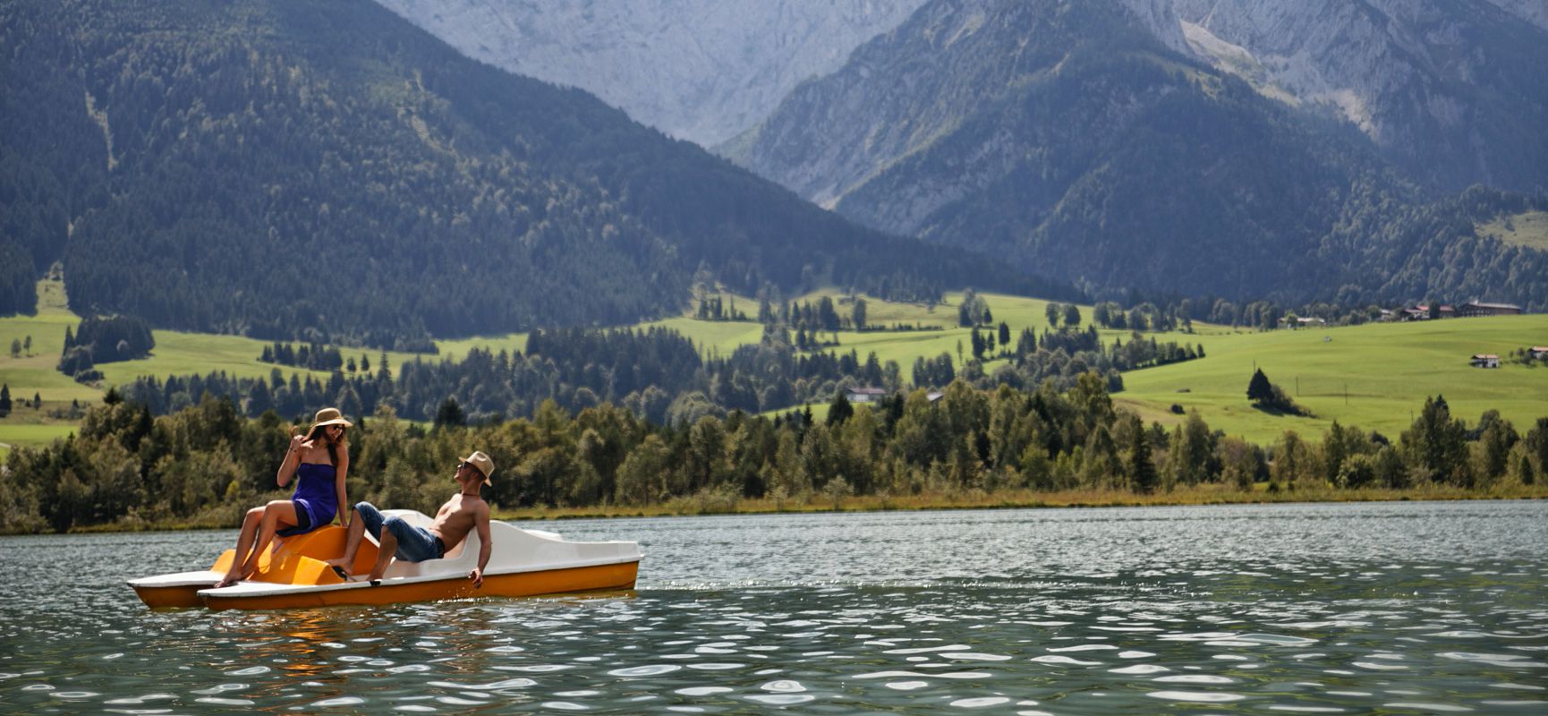 Schwimmen im Walchsee